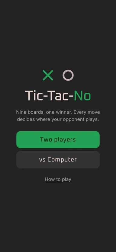 Tic-Tac-No screenshot 1